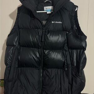 Columbia Midnight Black Quilted Vest